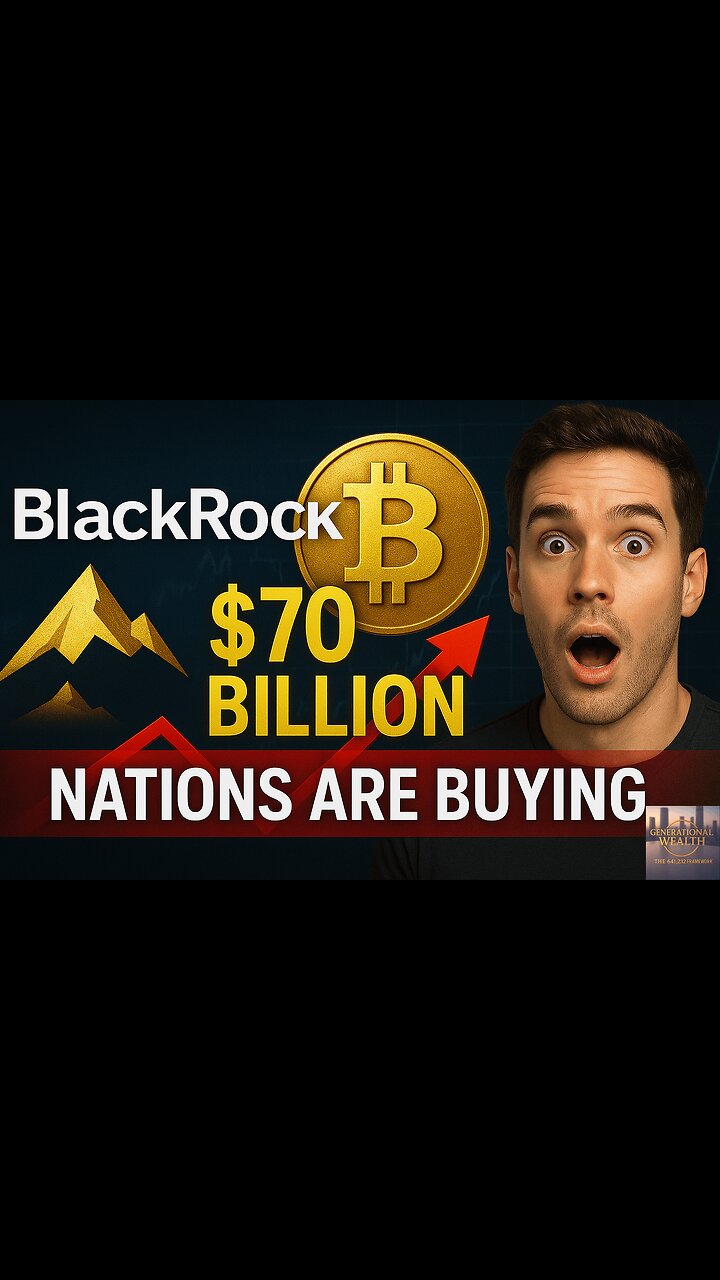 BlackRocks $70 Billion Bitcoin Bomb - Nations Are Buying NOW