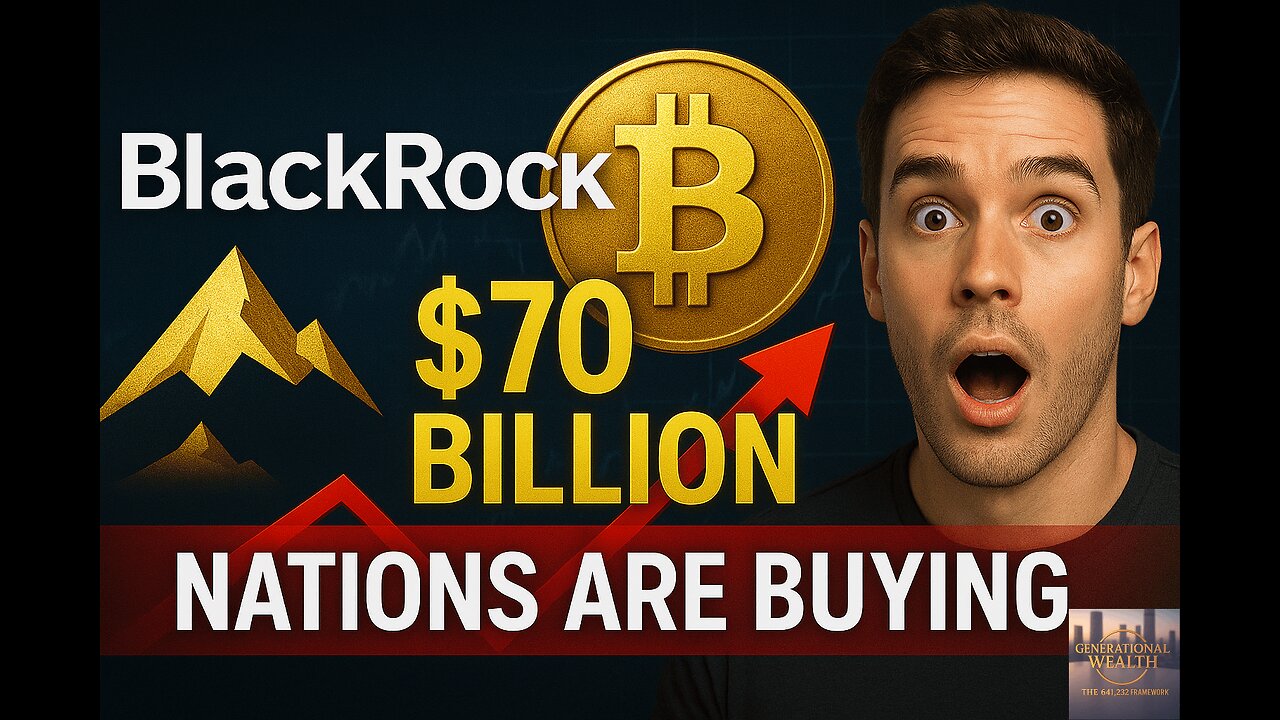 BlackRock's $70 Billion Bitcoin Bomb - Nations Are Buying NOW