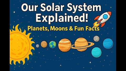 The Solar System – Our Cosmic Neighborhood 🌌 | Curious Cub Explores Space