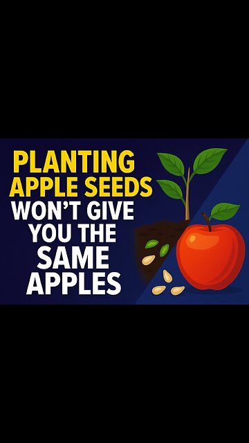 Planting Apple Seeds Won’t Give You the Same Apples