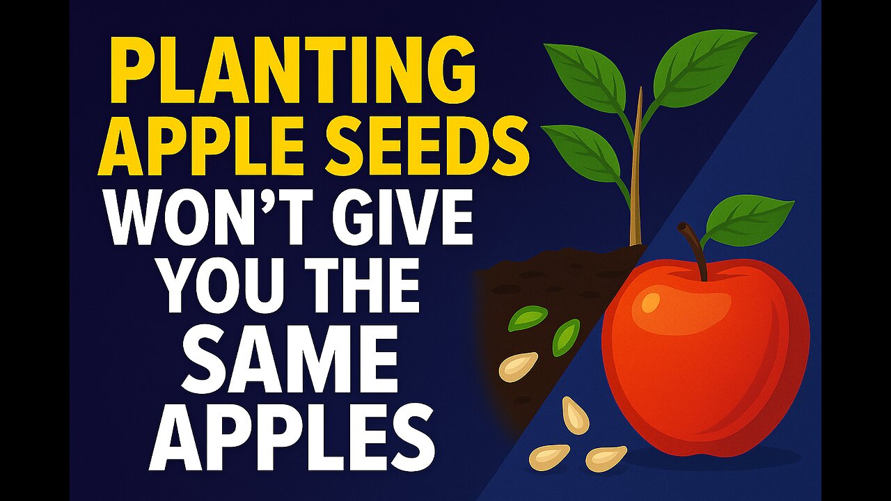 Planting Apple Seeds Won’t Give You the Same Apples