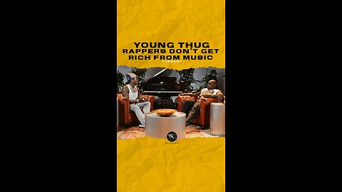 @thuggerthugger1 Rappers don’t get rich from music