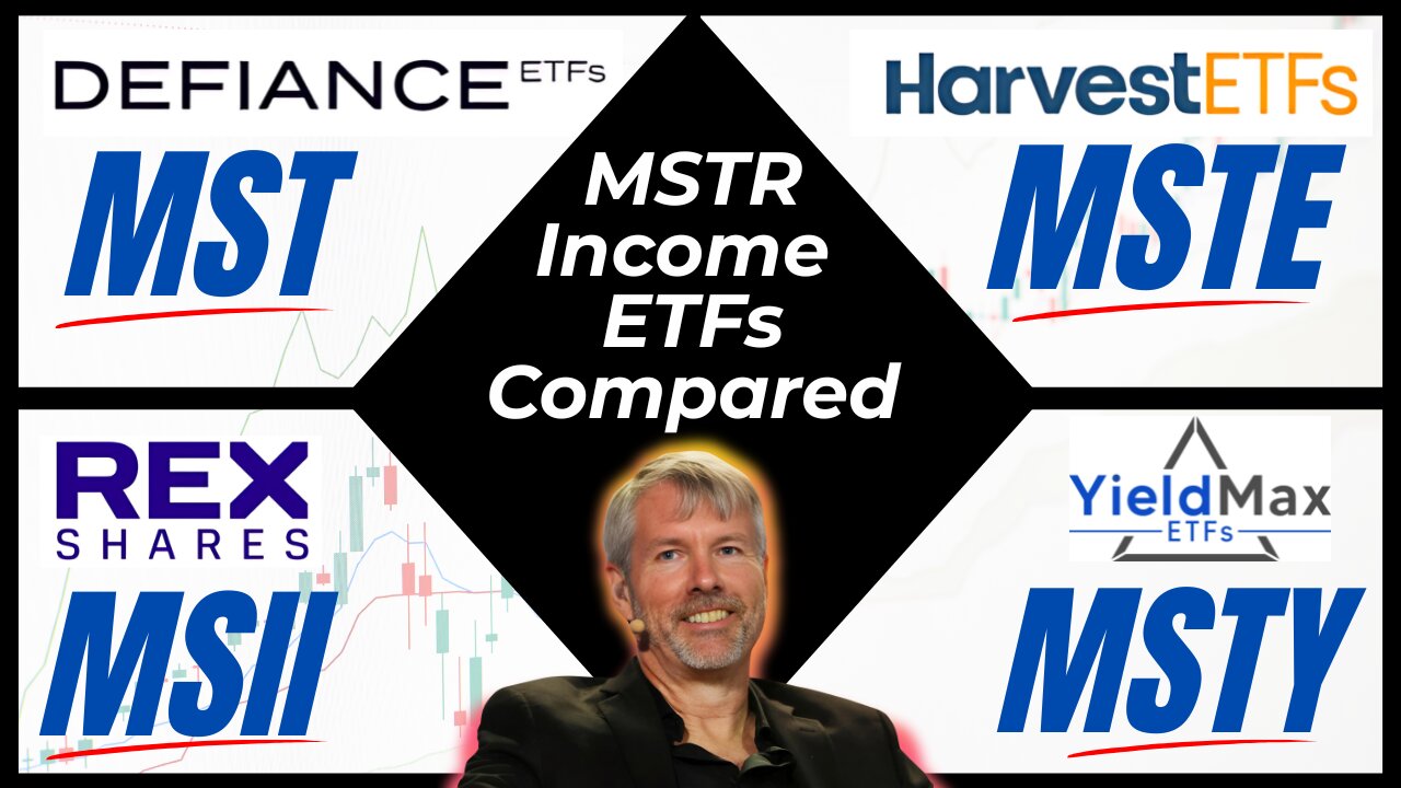 Strategy (MSTR) High Yield ETFs Compared | MSTY vs IMST vs MSII vs MST | Which one to Choose?!