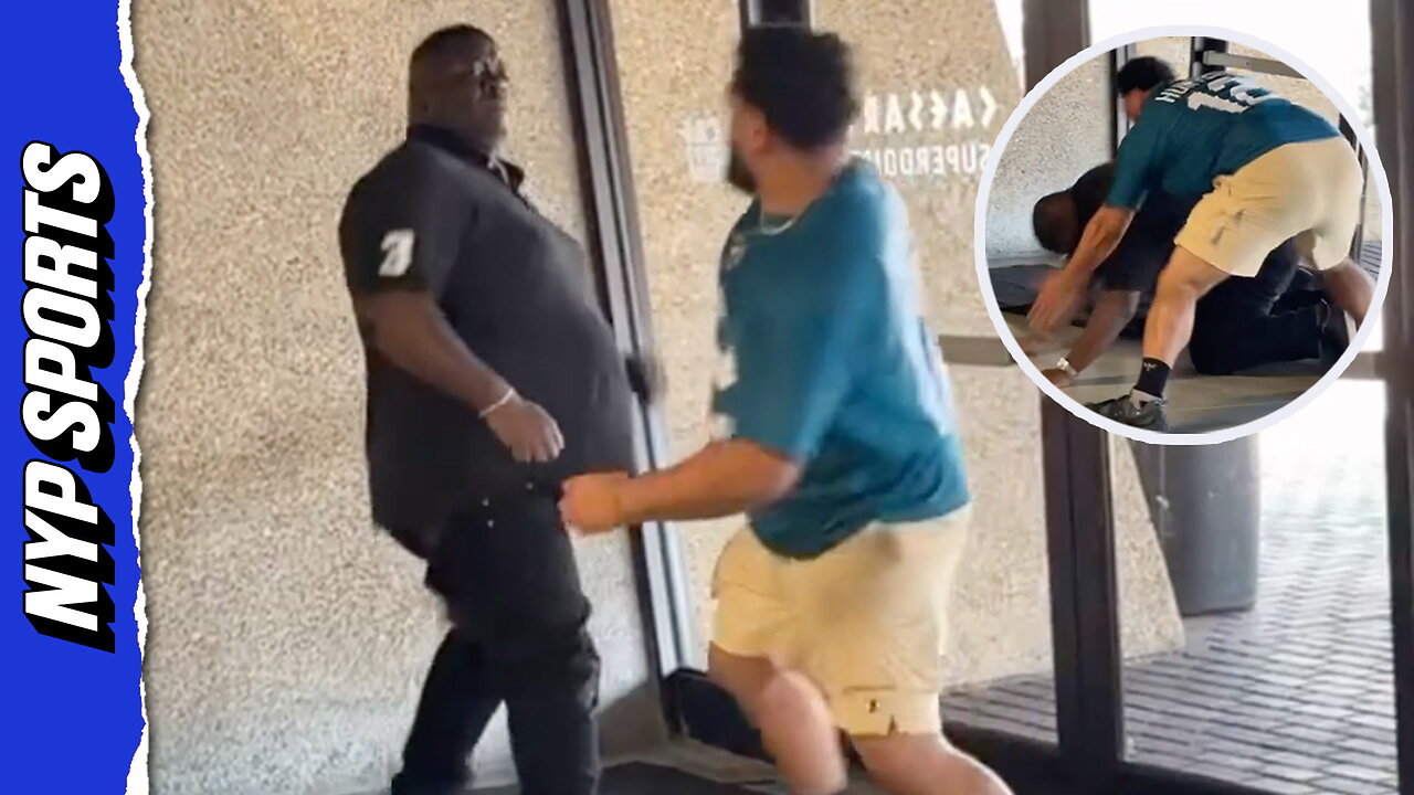 Saints and Jaguars fans get in HEATED BRAWL at Preseason Game