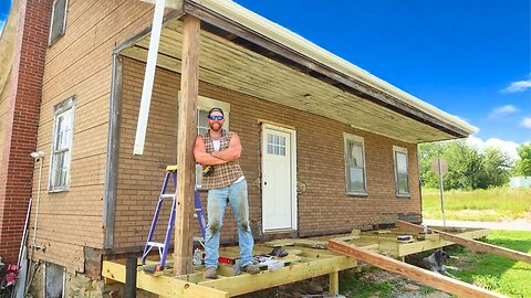 Rebuilding A Front Porch On A 1700's Farmhouse Part 6