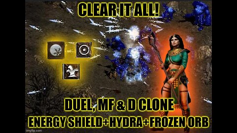 D2R - Build Guide - Energy Shield, Hydra/Orb - Do it all! MF, Duel and Clone Kills