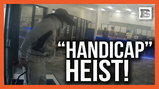 "Handicap" Heist! Man Pretending to Be Handicapped Executes Bank Robbery