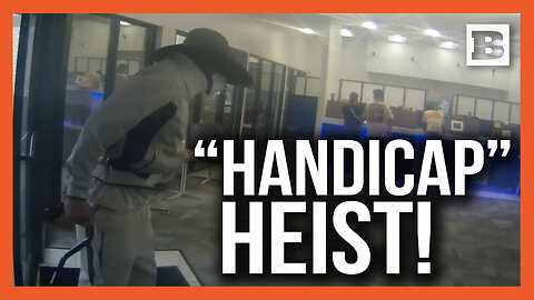 "Handicap" Heist! Man Pretending to Be Handicapped Executes Bank Robbery