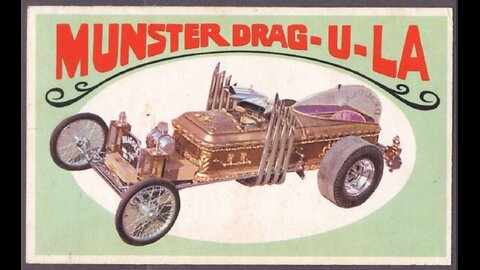 1970 Way Out Wheels Trading Cards Slideshow Music Video
