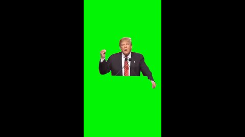 “I Love the Mexican People” Trump | Green Screen