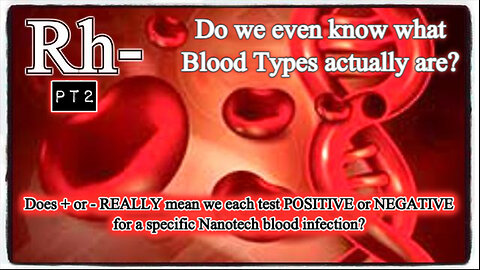 The Rhesus Factor DECEPTION (PT2) RH Negative Blood Type, Nano Infections, Schizophrenia, Viral A.I.