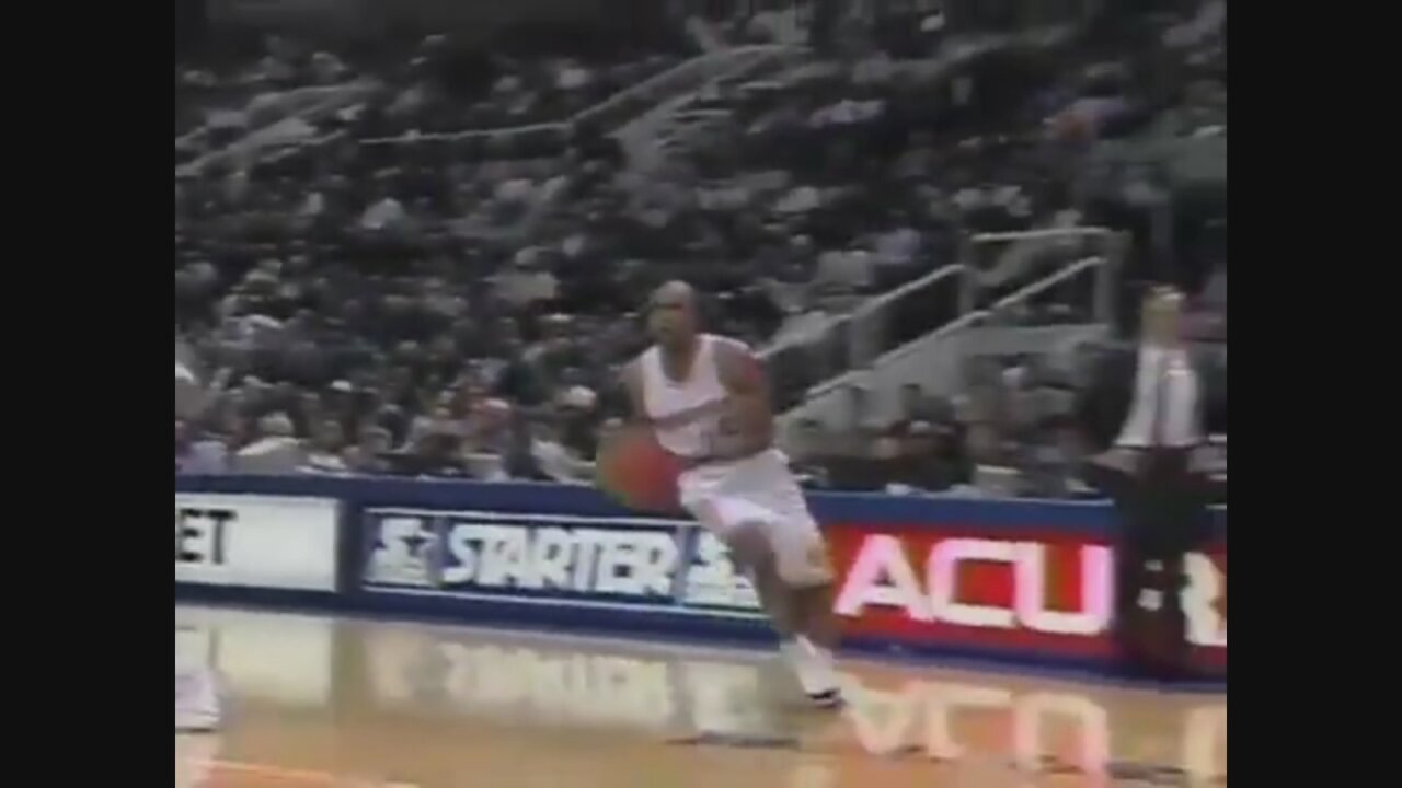 Latrell Sprewell 21 Points 7 Ast Vs. Jazz, 1996-97.