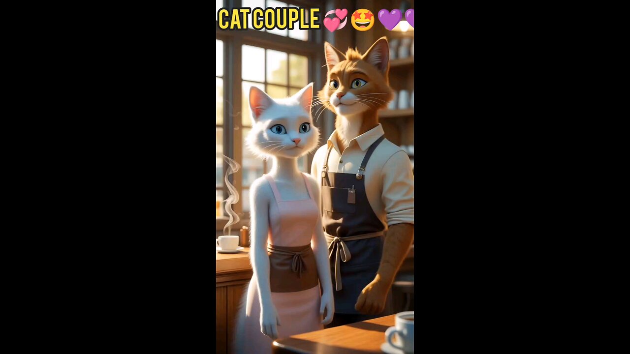 cat couple 💞🤩