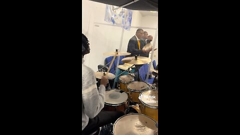 Let him cook m me!! jbstixx on drums 🔥🥁🎶🎵 #dopedrummer