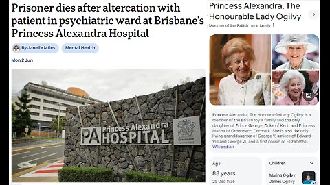 Princess Alexandra VIA GOOGLE Prisoner dies after altercation in psychiatric ward at Brisbane