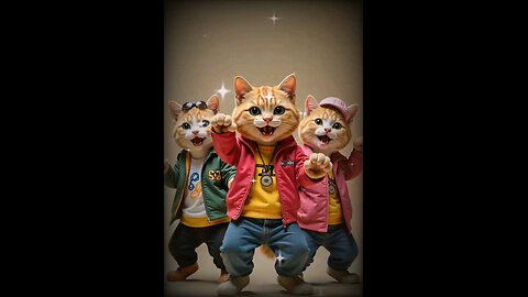 Cats dancing promance ❤️🌹