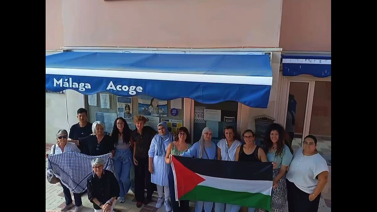 From Malaga Andalusia solidarity against Zionism