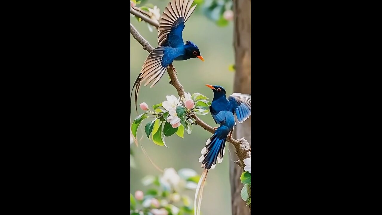 Beautiful bird couples