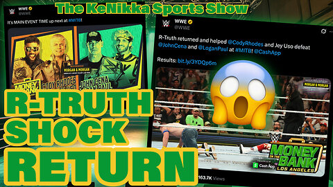WWE: R-TRUTH RETURNS At Money In The Bank REACTION #mitb