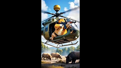 "Savage Cat Fired a Pig, Caught a Duck, and Cooked Him – Funny Animal Skit!"