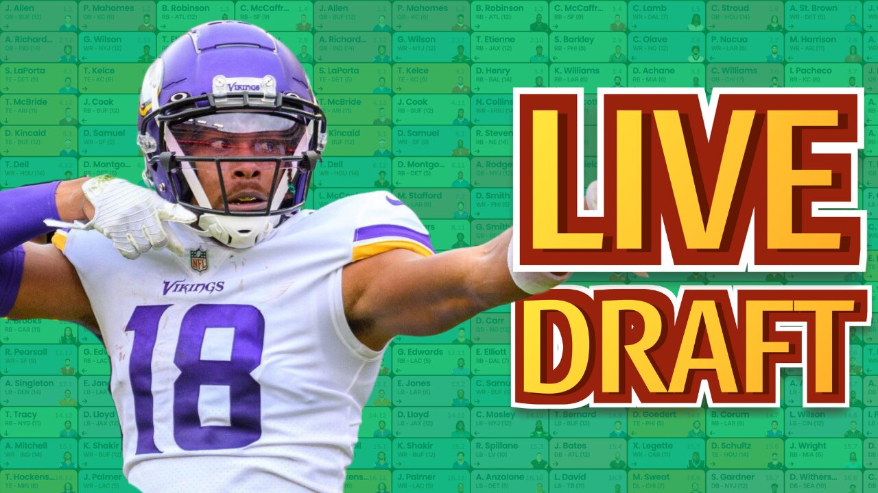 Crush the Competition: LIVE Fantasy Football Draft Like a PRO!