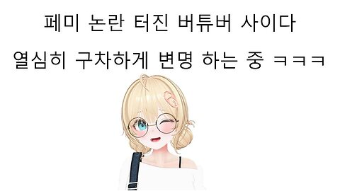 페미 논란 터진 아프리카tv 야구 버튜버 사이다