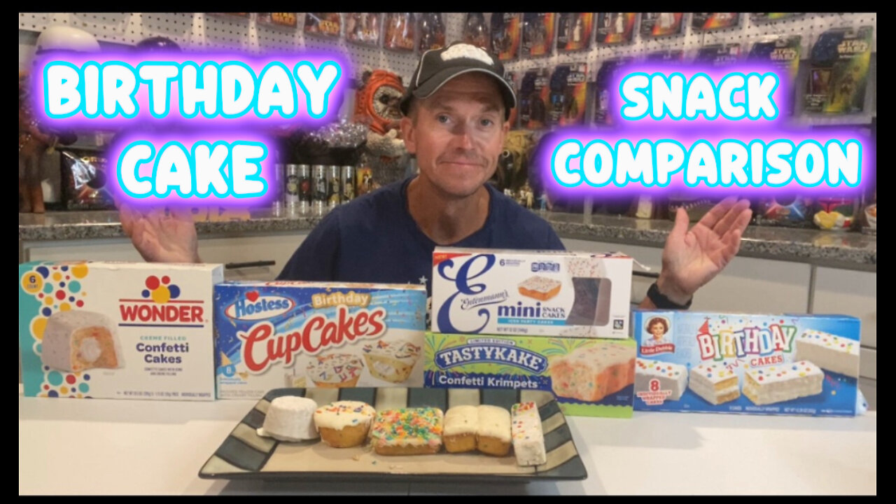 Birthday Cake Snacks Comparison