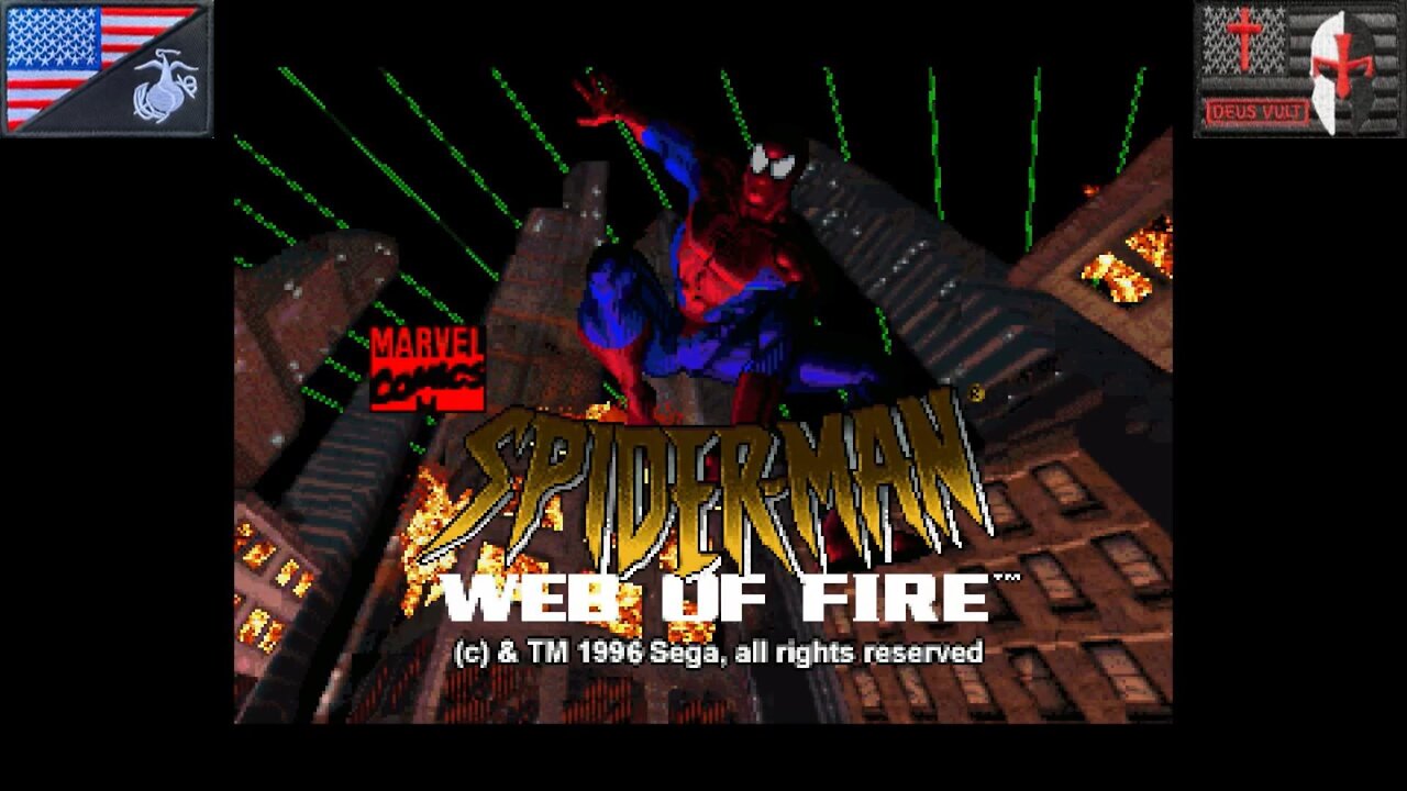 The Amazing Spider-Man: Web of Fire (Sega Genesis 32X - Attract Mode) [NA Only]