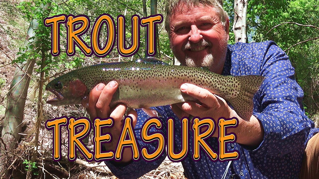 Trout Treasure👑 Found! Backpack Camping & Fishing Catch and Cook