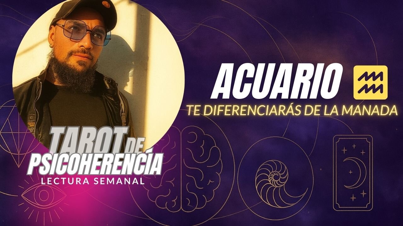 Acuario ♒ Te diferenciarás de la manada