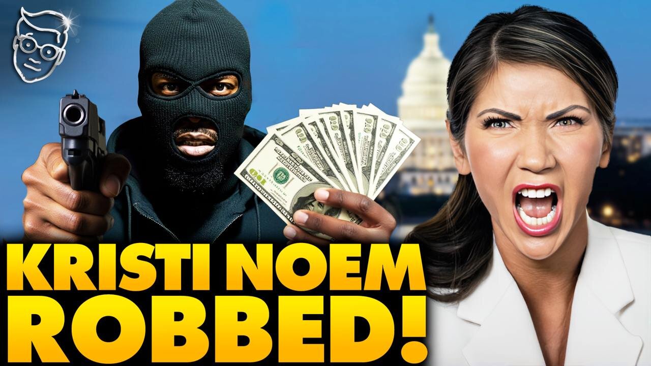 🚨Trump DHS Secretary Kristi Noem ROBBED By Thief in Mask | Badge, Cash, Government Documents STOLEN
