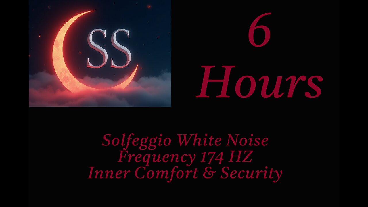 Solfeggio White Noise - 174 Hz For Inner Security, Comfort, And Sleep - 6 Hours