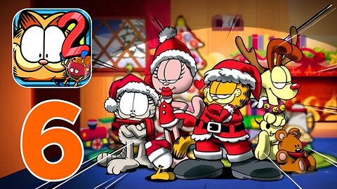Garfield's Defense 2 - Gameplay Walkthrough Part 6 - Stage 6-10 - Xmas Town (iOS, Android)