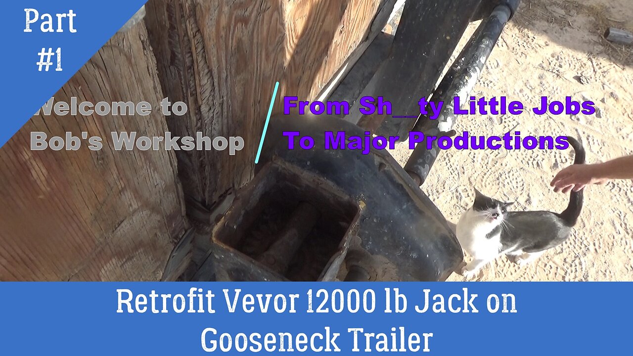 Retrofit Vevor 12000lb Jack on Gooseneck Trailer - Part 1