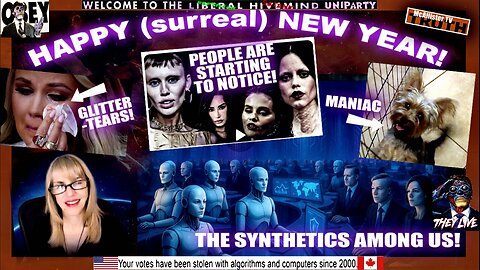 FAKE TEARS! CHRISTMAS LIGHTS! PARTY OF LOVE! SYNTHETICS! THEY DON'T LOOK HUMAN!