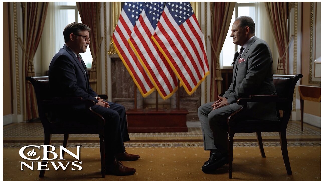 Speaker Mike Johnson to CBN News: Big Beautiful Bill All About 'Common Sense and Morality'
