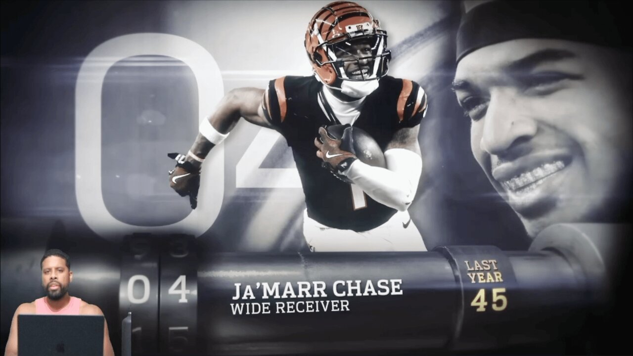 CHANNELADRIANTV Reacts | 4: Ja'Marr Chase (WR, Bengals) | Top 100 Players of 2025