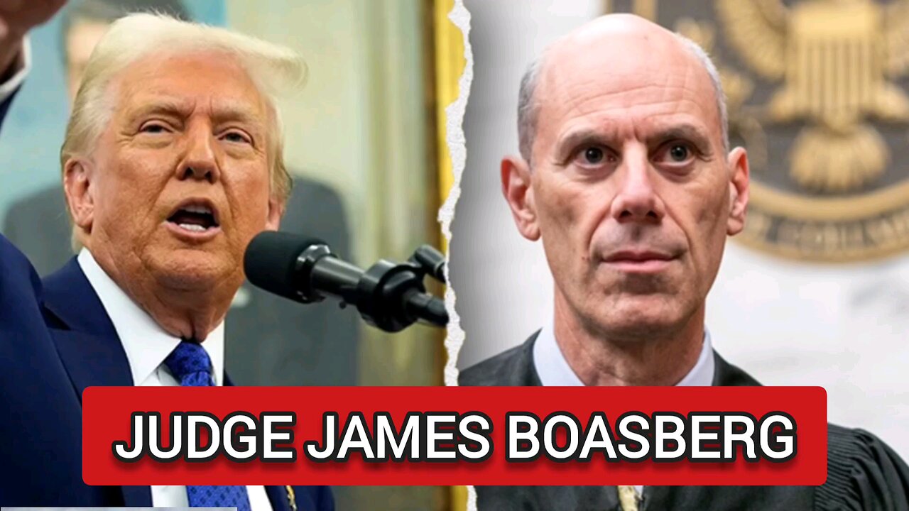 Donald Trump Vs Federal Judge James Boasberg