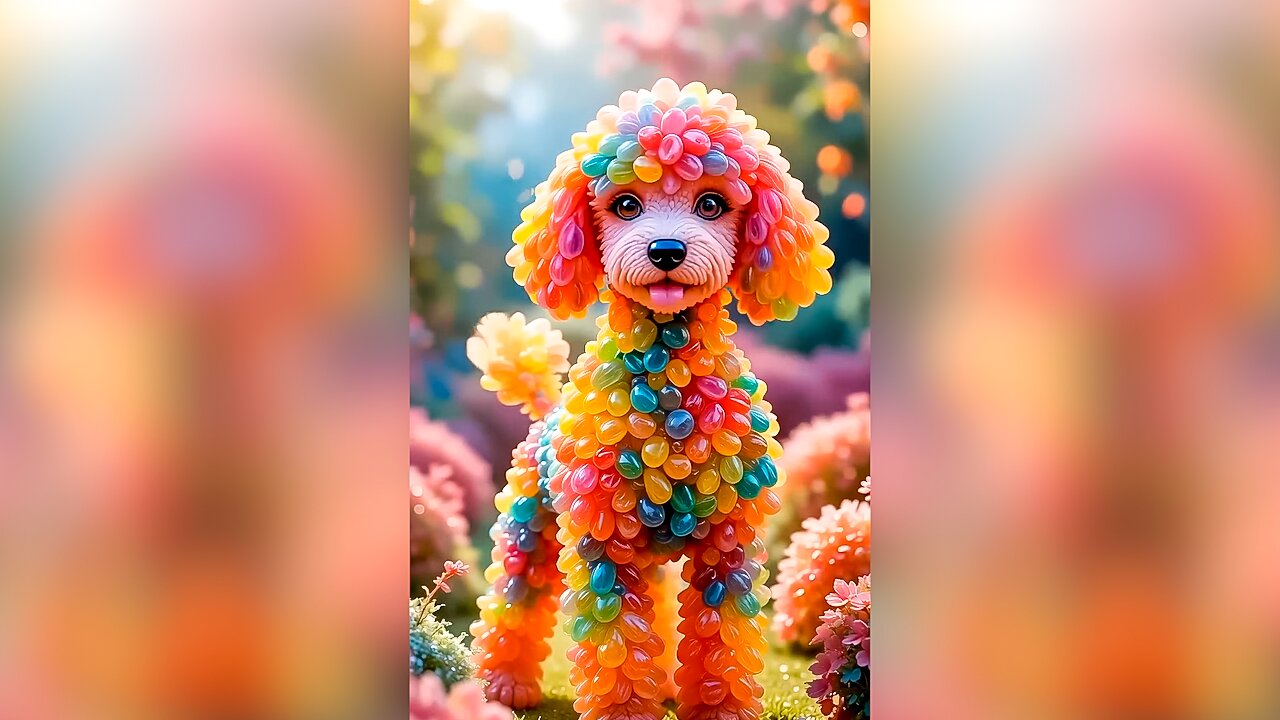 Fantasy Candy Dogs in 4K