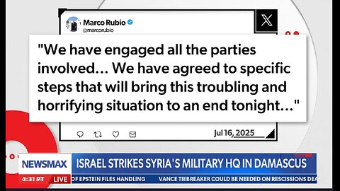 ISRAEL STRIKES SYRIA'S MILITARY HQ IN DAMASCUS
