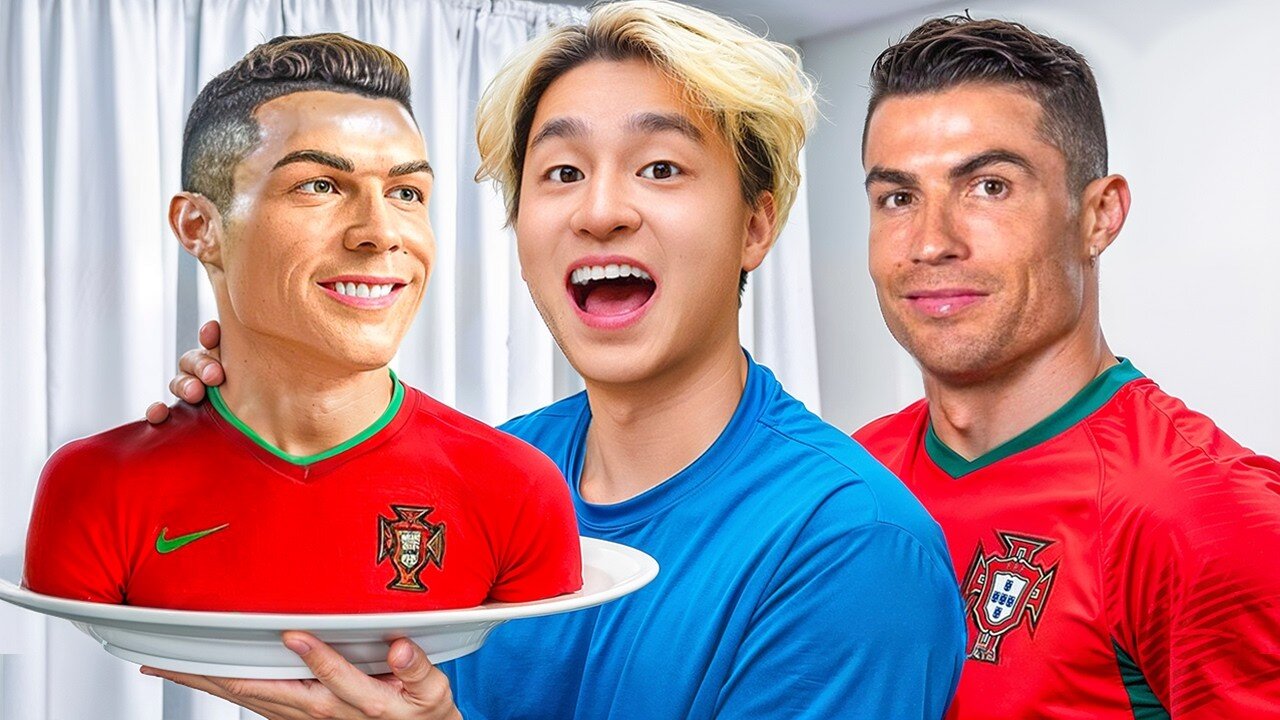 If You Make Best Cake Art, You Meet Ronaldo!