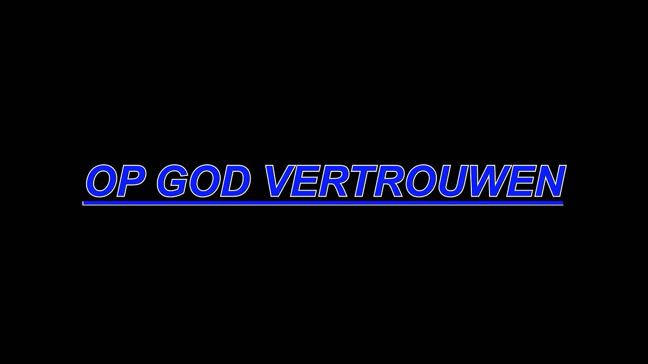 OP GOD VERTROUWEN - #God #vertrouwen