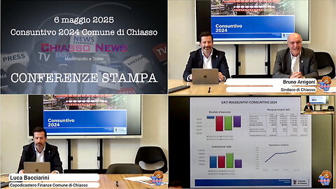 Conferenza Stampa - Consuntivo 2024 Comune di Chiasso