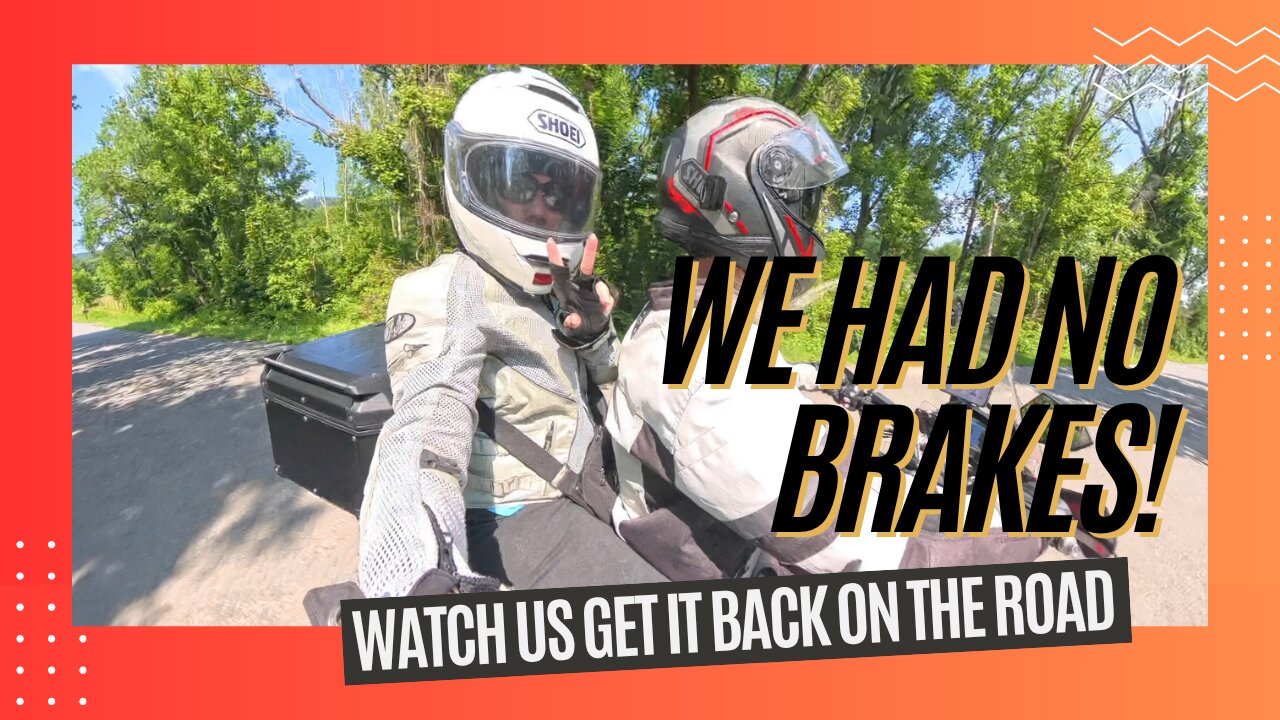 We had no brakes! Watch us get the Triumph ready for the road