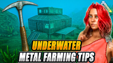Easy Center Trench Build: Underwater Metal Farming Tips | Ark ASA