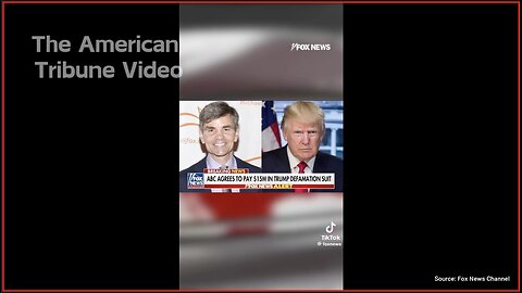 Trump Scores $15 Million Victory against ABC in Massive Win for Him, Blow to Woke Media