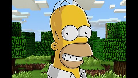 I MADE HOMER SIMPSON in MINECRAFT