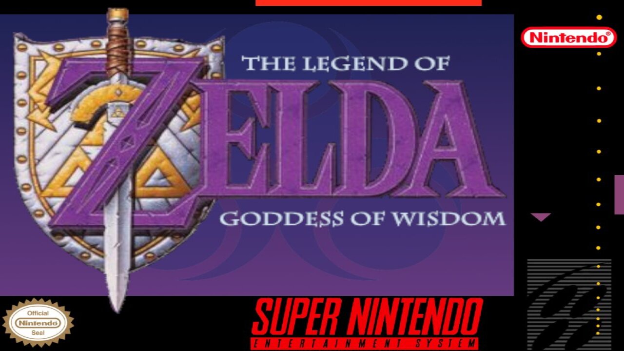 The Legend of Zelda - Goddess of Wisdom - A Link to the Past MOD w/Orchestral Music Patch (SNES)