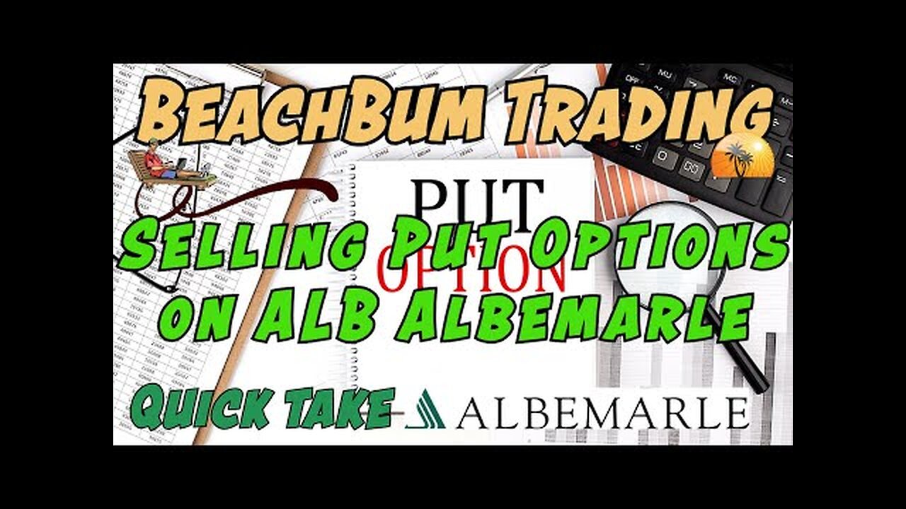 Selling Put Options on ALB | Selling Puts on ALB | Albemarle | Quick Take
