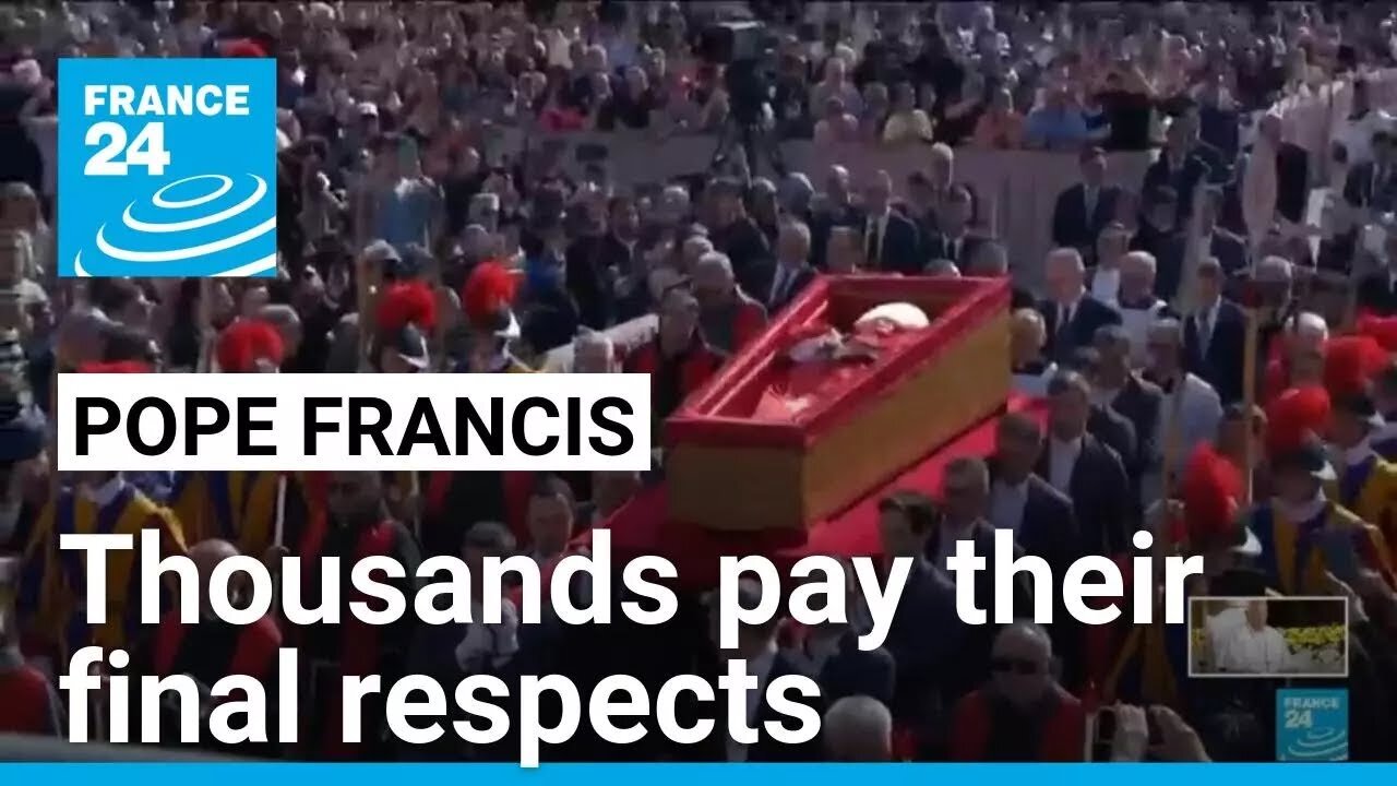 Pope Francis lies in state as St. Peter’s Basilica opens to public